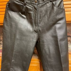 Genuine Leather Jeans